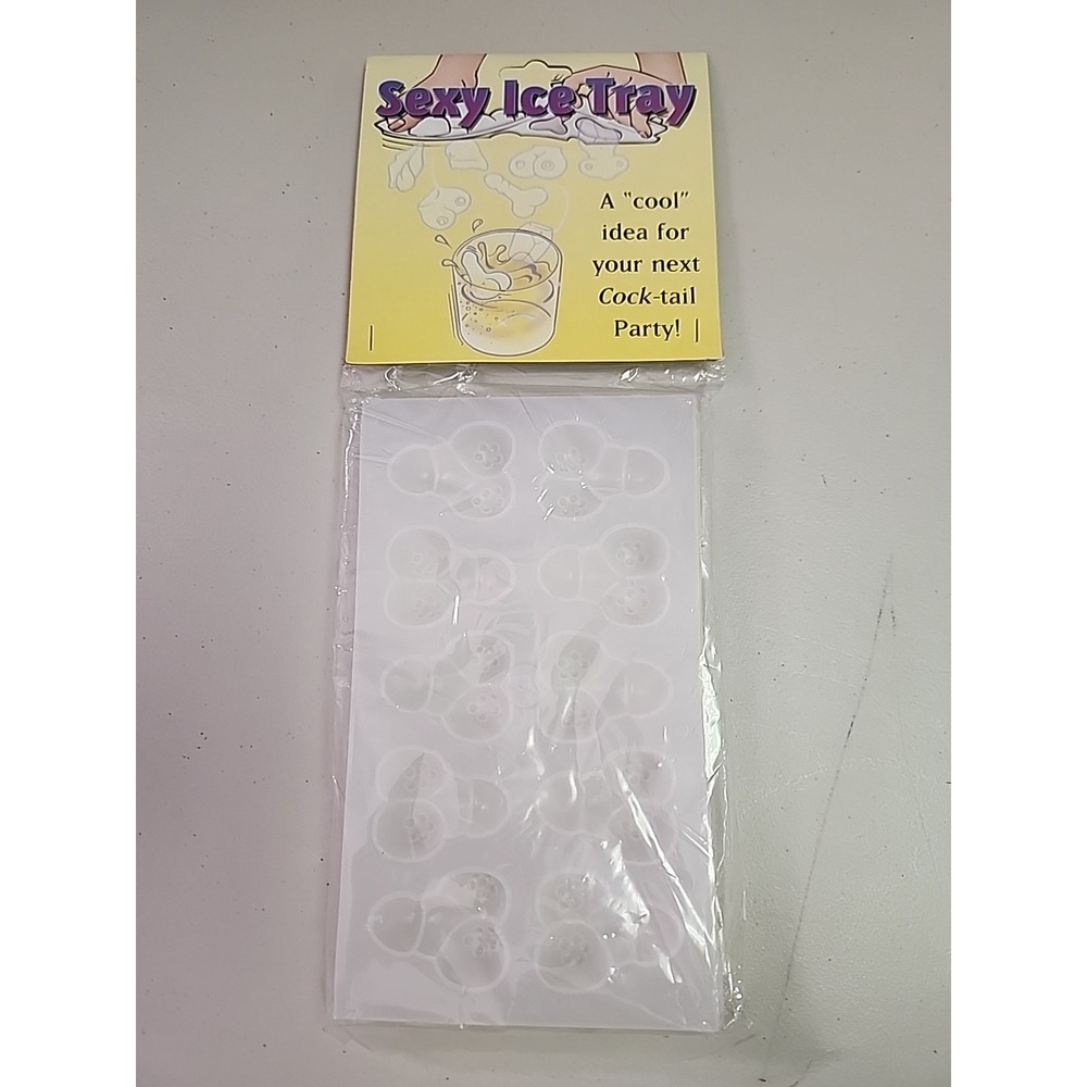 Vintage NWT Sexy Ice Tray Penis Shapped Bachelorette Party Gag Gift